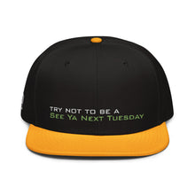 Load image into Gallery viewer, Try Not To Be a SYNT - Snapback Hat

